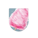 Sweet Cotton Candy Print Toilet Lid Cover