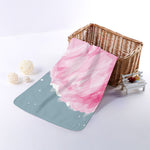 Sweet Cotton Candy Print Towel
