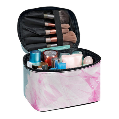 Sweet Cotton Candy Print Travel Makeup Bag