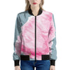 Sweet Cotton Candy Print Women's Bomber Jacket