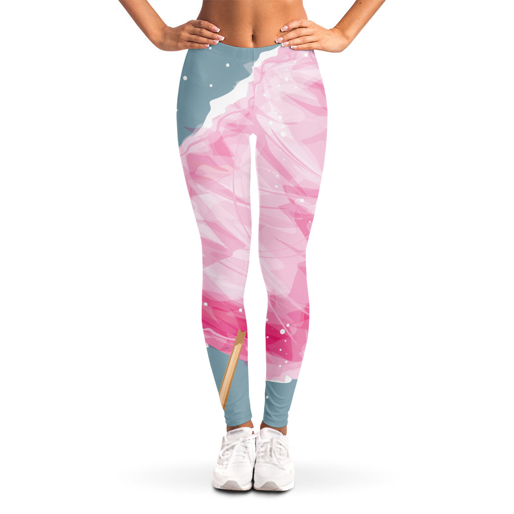 Sweet Cotton Candy Print Women's Leggings