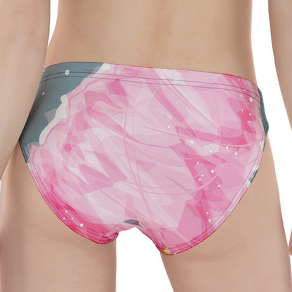 Sweet Cotton Candy Print Women's Panties