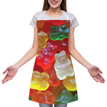 Sweet Gummy Bear Print Adjustable Apron