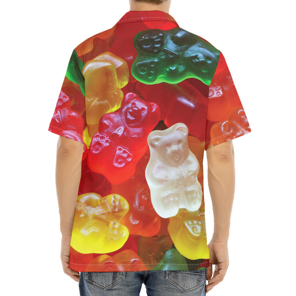 Sweet Gummy Bear Print Aloha Shirt