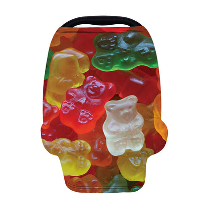 Sweet Gummy Bear Print Baby Seat Cover