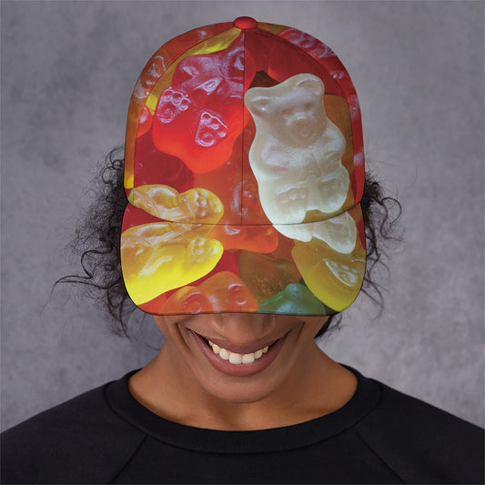 Sweet Gummy Bear Print Baseball Cap