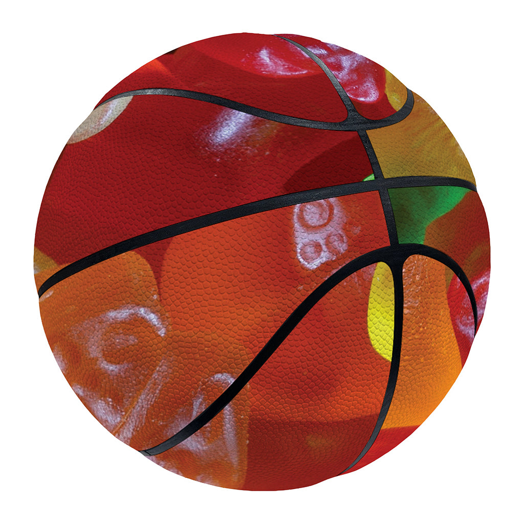 Sweet Gummy Bear Print Basketball