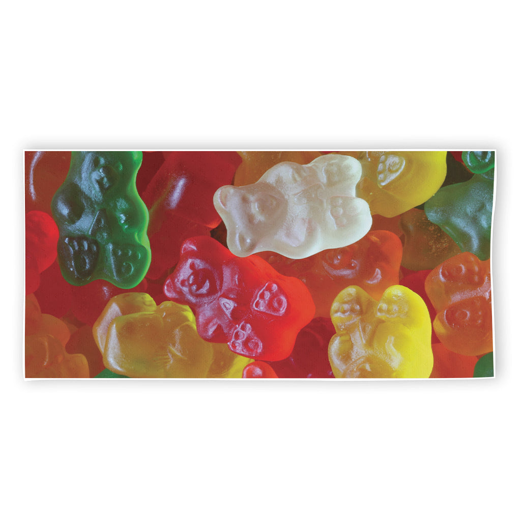 Sweet Gummy Bear Print Beach Towel