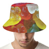 Sweet Gummy Bear Print Bucket Hat