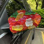 Sweet Gummy Bear Print Car Side Mirror Covers