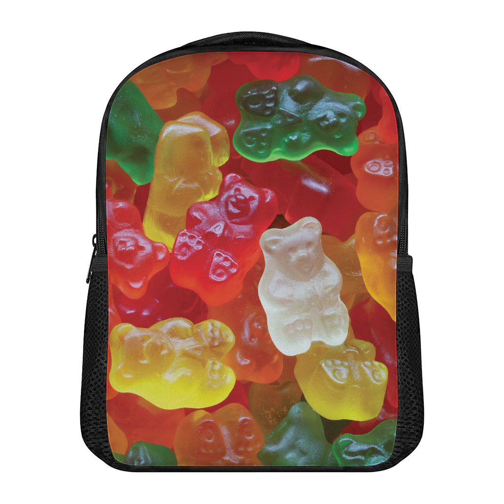 Sweet Gummy Bear Print Casual Backpack