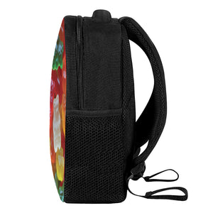 Sweet Gummy Bear Print Casual Backpack