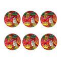 Sweet Gummy Bear Print Coaster Set