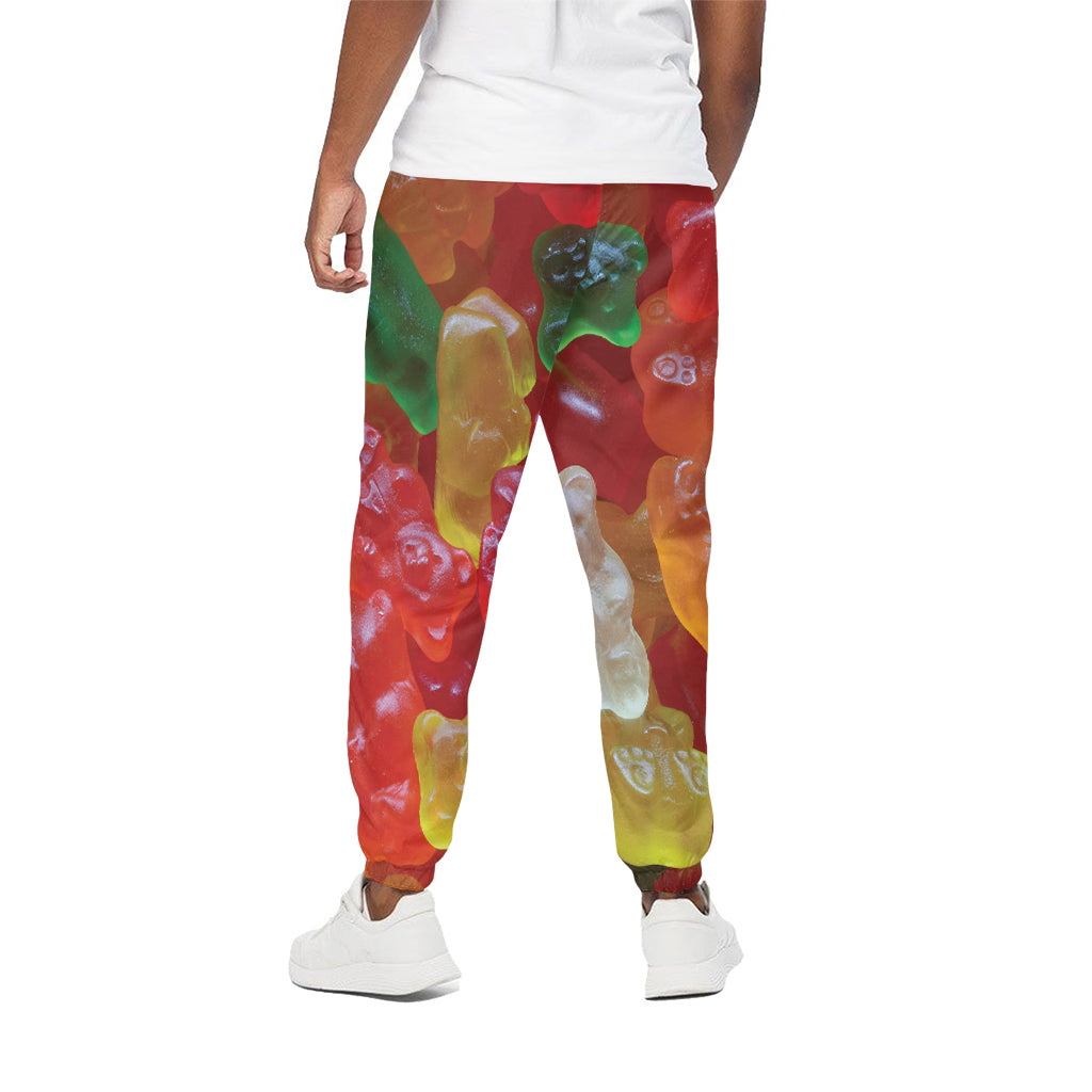 Sweet Gummy Bear Print Cotton Pants