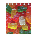 Sweet Gummy Bear Print Curtain