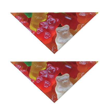 Sweet Gummy Bear Print Dog Bandana