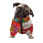 Sweet Gummy Bear Print Dog Zip Up Jacket