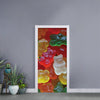 Sweet Gummy Bear Print Door Sticker