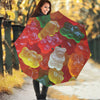 Sweet Gummy Bear Print Foldable Umbrella