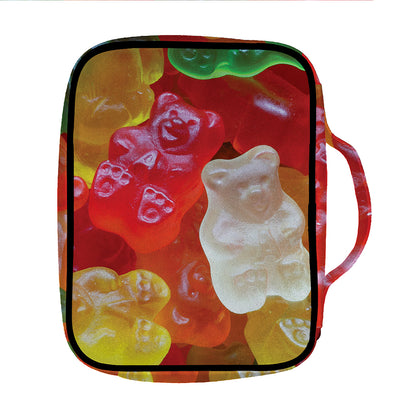 Sweet Gummy Bear Print Front Pocket Bible Bag