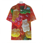 Sweet Gummy Bear Print Hawaiian Shirt