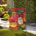 Sweet Gummy Bear Print House Flag