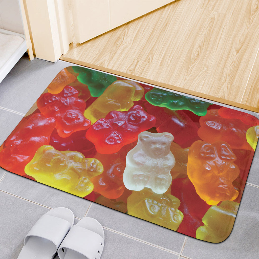 Sweet Gummy Bear Print Indoor Door Mat