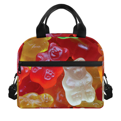 Sweet Gummy Bear Print Insulated Lunch Bag