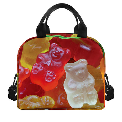Sweet Gummy Bear Print Insulated Lunch Bag