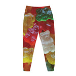 Sweet Gummy Bear Print Jogger Pants