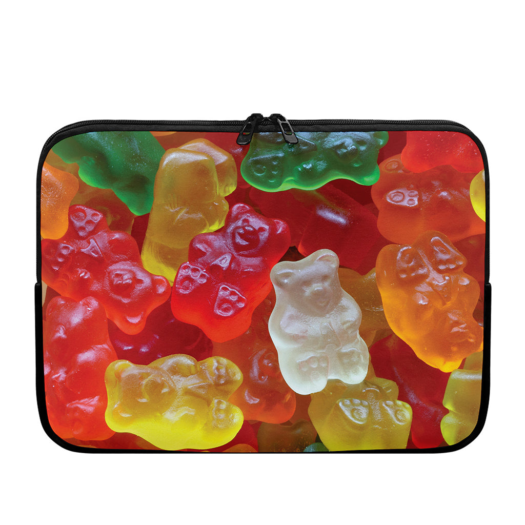 Sweet Gummy Bear Print Laptop Sleeve