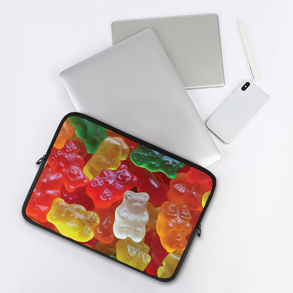 Sweet Gummy Bear Print Laptop Sleeve