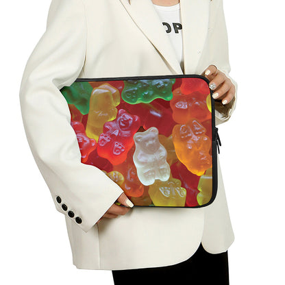 Sweet Gummy Bear Print Laptop Sleeve