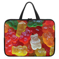 Sweet Gummy Bear Print Laptop Sleeve With Handle