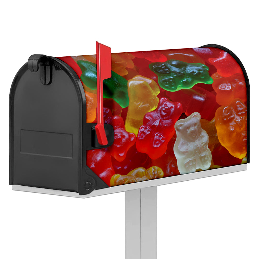 Sweet Gummy Bear Print Mailbox Cover