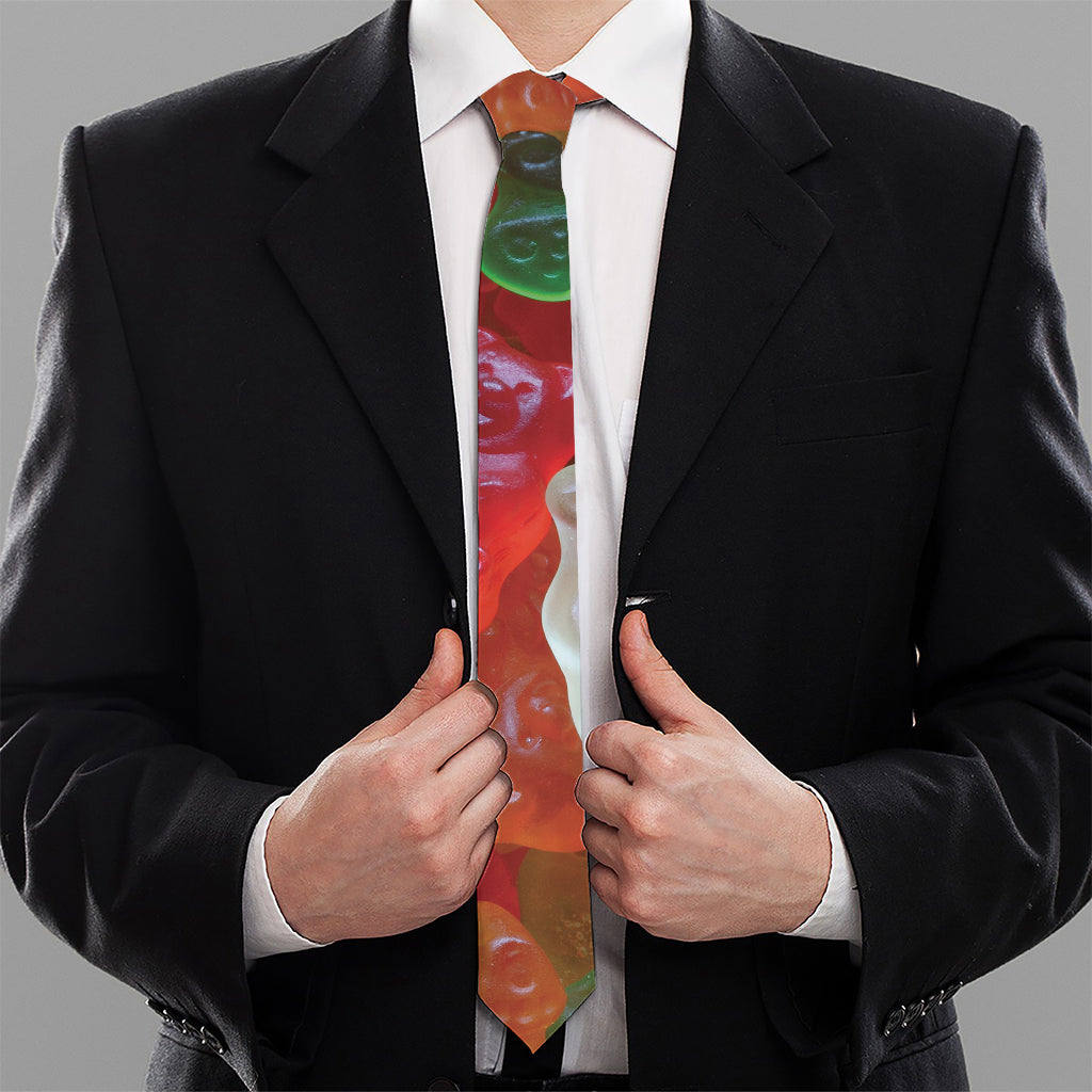 Sweet Gummy Bear Print Necktie