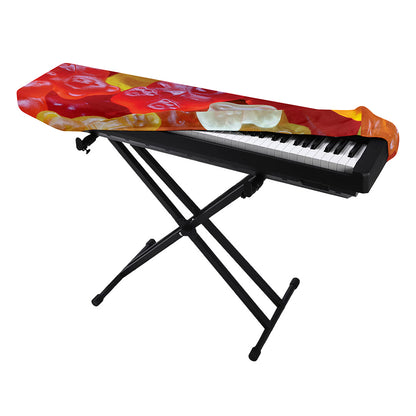 Sweet Gummy Bear Print Piano Keyboard Cover