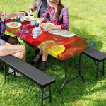 Sweet Gummy Bear Print Picnic Table Cover