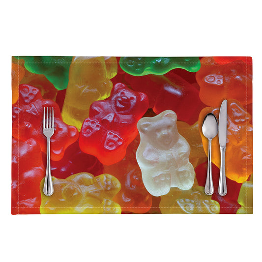 Sweet Gummy Bear Print Placemat