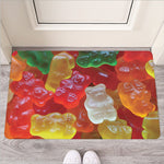 Sweet Gummy Bear Print Rubber Doormat