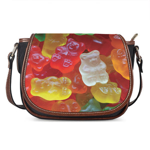 Sweet Gummy Bear Print Saddle Bag