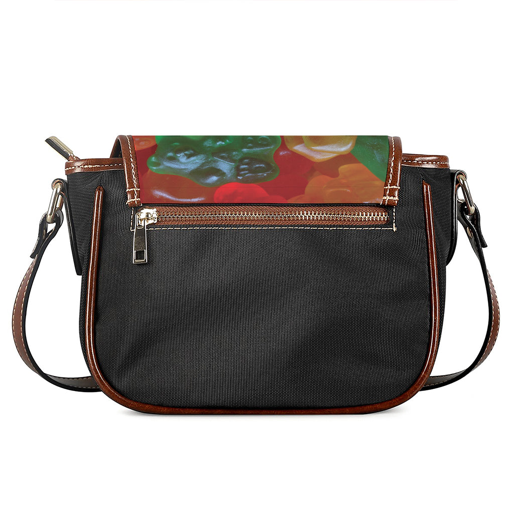 Sweet Gummy Bear Print Saddle Bag