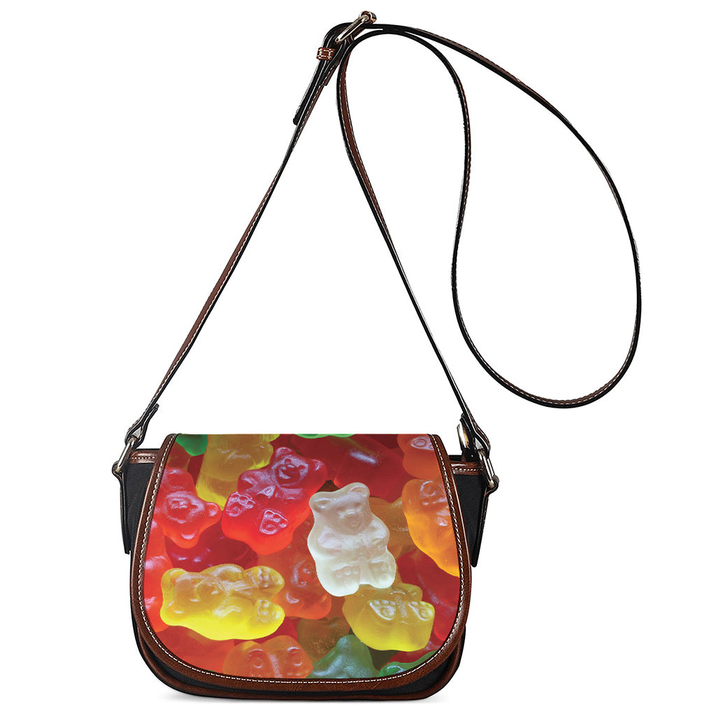 Sweet Gummy Bear Print Saddle Bag