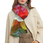 Sweet Gummy Bear Print Scarf