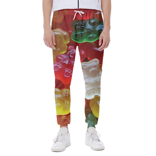 Sweet Gummy Bear Print Scuba Joggers