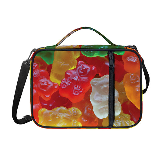 Sweet Gummy Bear Print Shoulder Strap Bible Bag