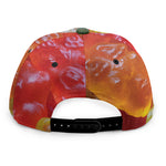 Sweet Gummy Bear Print Snapback Cap