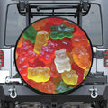 Sweet Gummy Bear Print Tire Cover