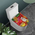 Sweet Gummy Bear Print Toilet Lid Cover
