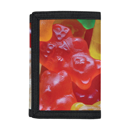 Sweet Gummy Bear Print Trifold Wallet